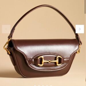 Anthropologie Horsebit bag